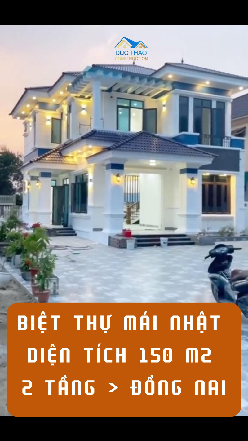 Bàn Giao Nhà Mái Nhật 2 Tầng 