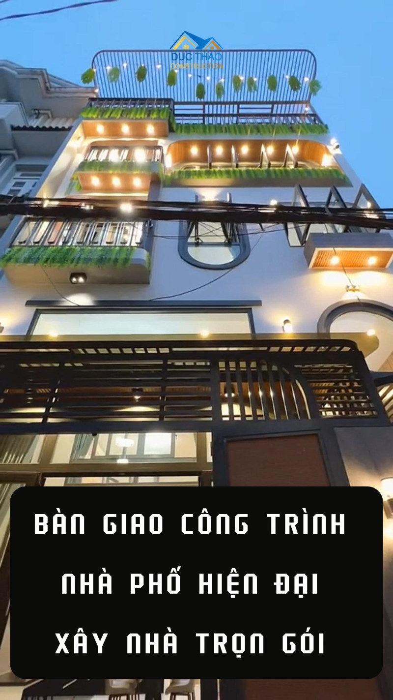 Bàn Giao Công Trình Nhà Phố Quận Phú Nhuận - Nhà Đẹp Đức Thảo - Xây Nhà Trọn Gói