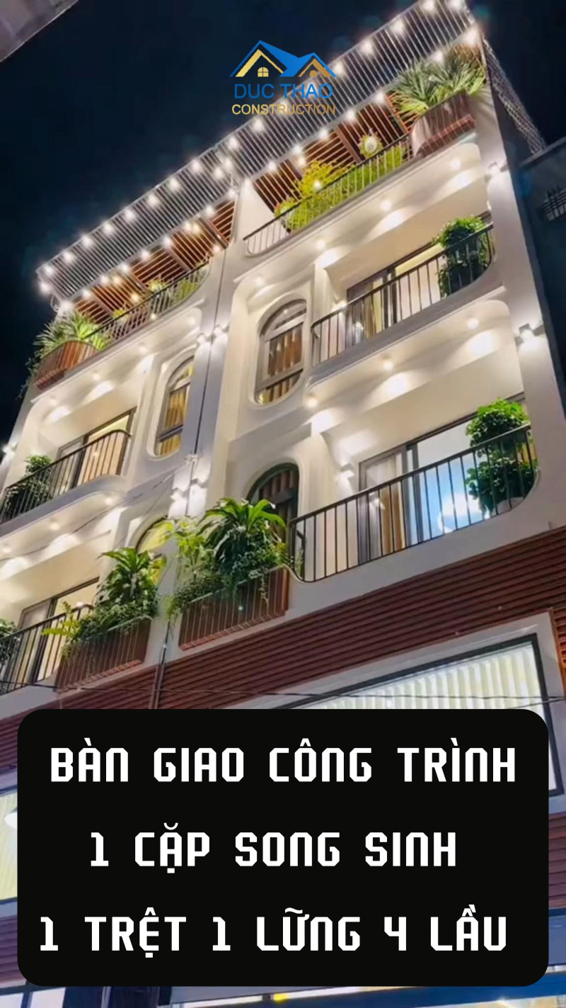 Bàn Giao Công Trình Nhà Phố 6 Tầng - Xây Dựng Đức Thảo - Xây Nhà Trọn Gói