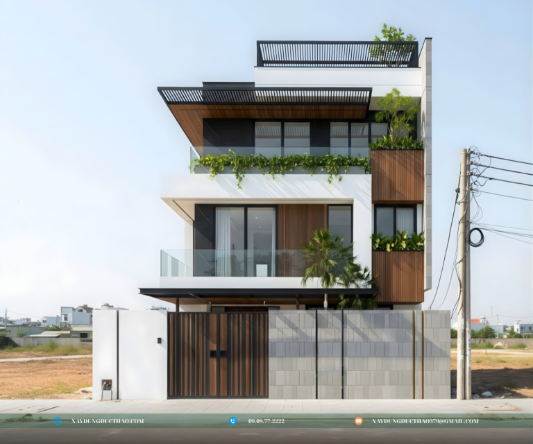 Biệt Thự Hiện Đại Mái Bằng 2026 – Chi Phí Và Lưu Ý Khi Xây