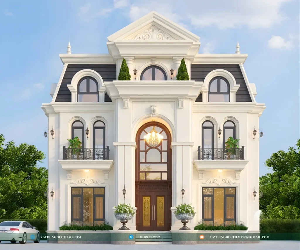 Mẫu biệt thự 2 tầng tham khảo cho Long An