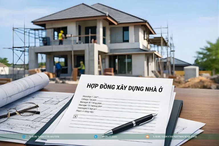 Hợp Đồng Xây Dựng Nhà Ở 2026 – Mẫu Chuẩn & Lưu Ý Quan Trọng