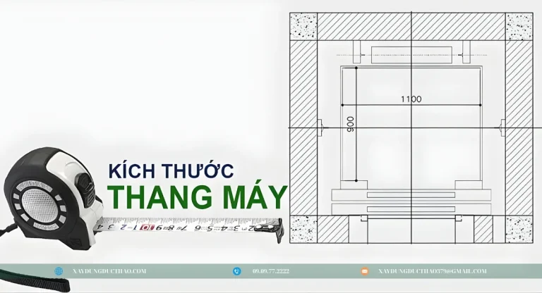 Kích Thước Thang Máy Nhà Phố Tiêu Chuẩn 2026 (Chi Tiết & Dễ Hiểu)
