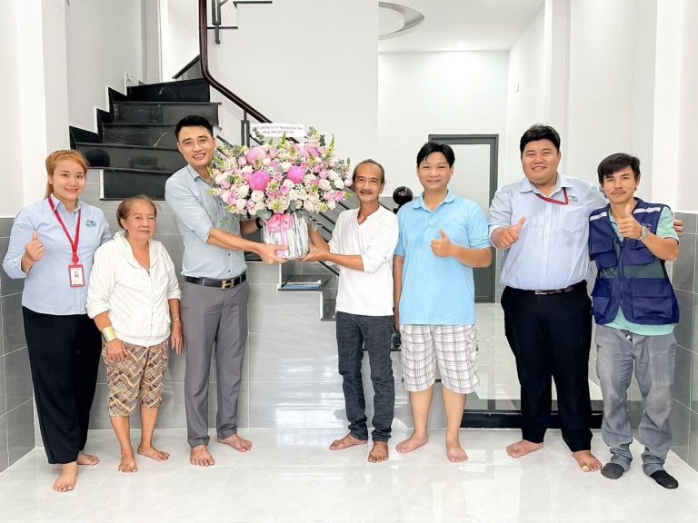 Bàn giao nhà phố 2 tầng - CĐT cô Hoa