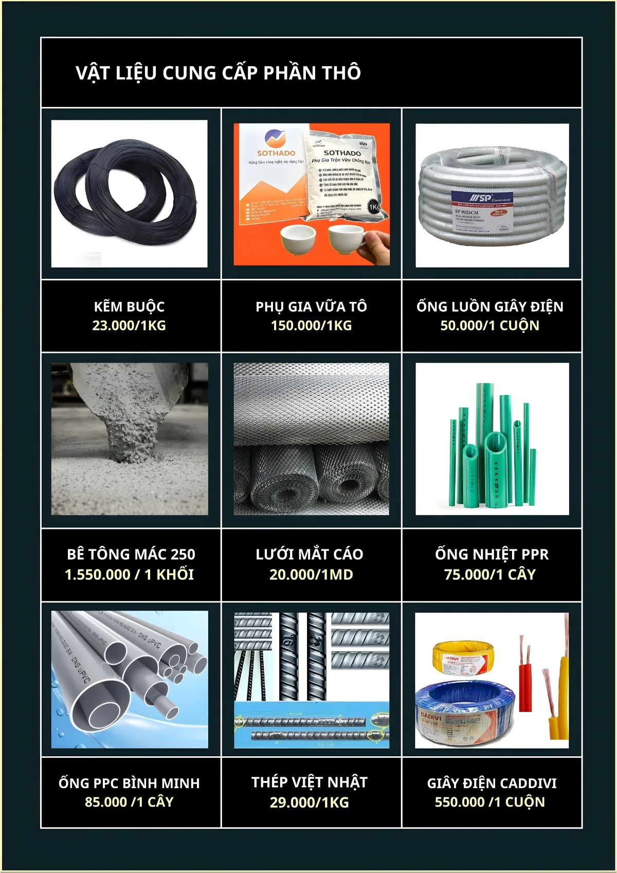 Chi phí xây nhà trọn gói Khánh Hòa theo diện tích