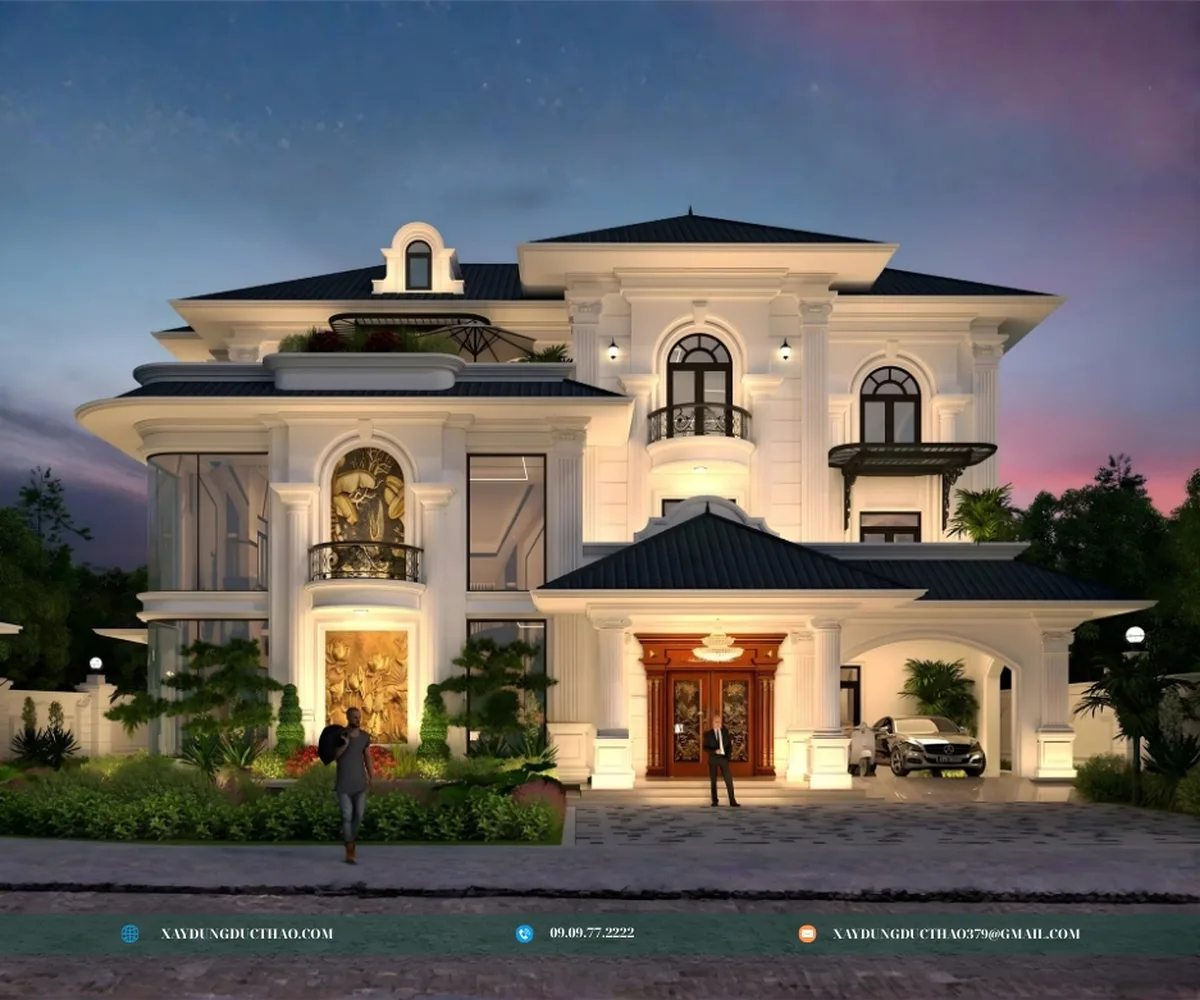 Mẫu biệt thự tân cổ điển Lâm Đồng